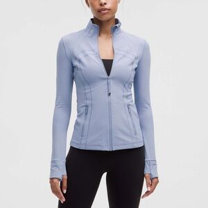 lululemon athletica Light Blue Zip-Up Top
